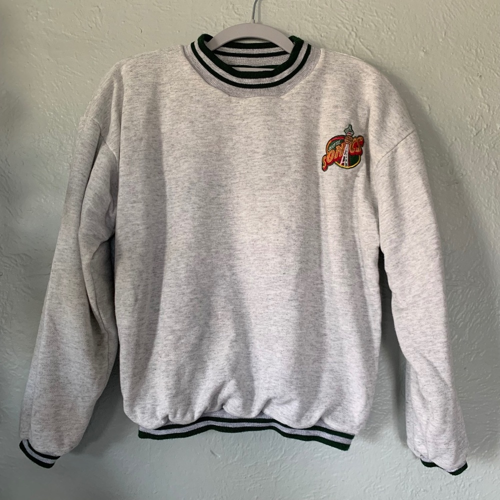 reversible Seattle Sonics sweatshirt